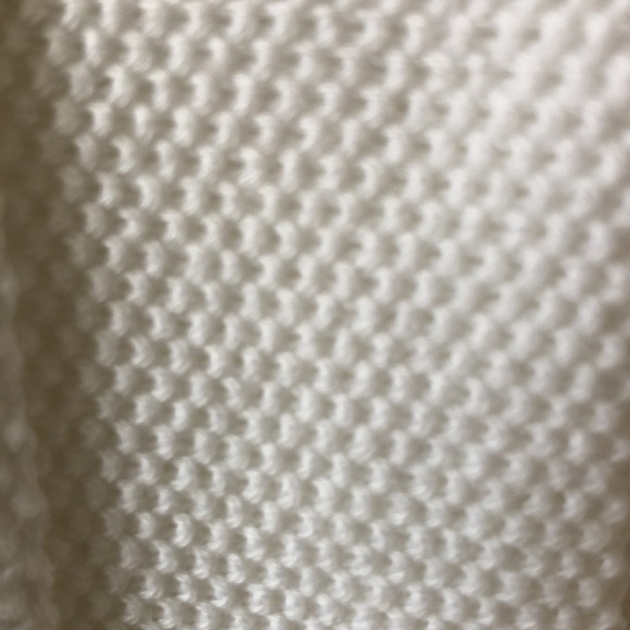 VEST open front longer length hits mid thigh. White 100% cotton NWT - Picture 3 of 9